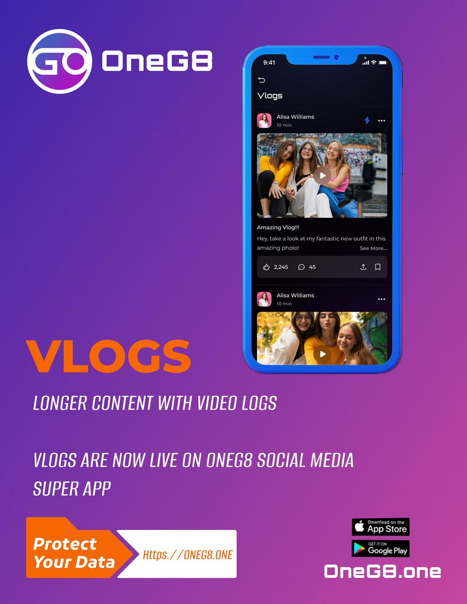 ONEG8_Official's tweet photo. Your life’s a whole vibe—start vlogging it. 🎥✨
From daily thoughts to behind-the-scenes moments, ONEG8 gives you the space to be raw, real, and you.
No filters. No limits. Just real stories.
#VlogLife #CreateWithONEG8 https://t.co/BRNJhZYaAI