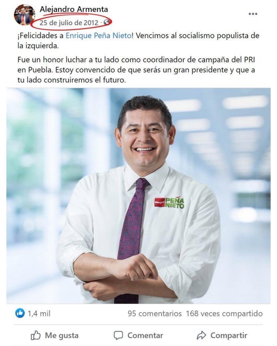 animalfarmmex's tweet photo. @RedAMLOmx @armentapuebla_ Antes a quien protegía cuando luchaba contra el socialismo? https://t.co/0flhsSaHaM