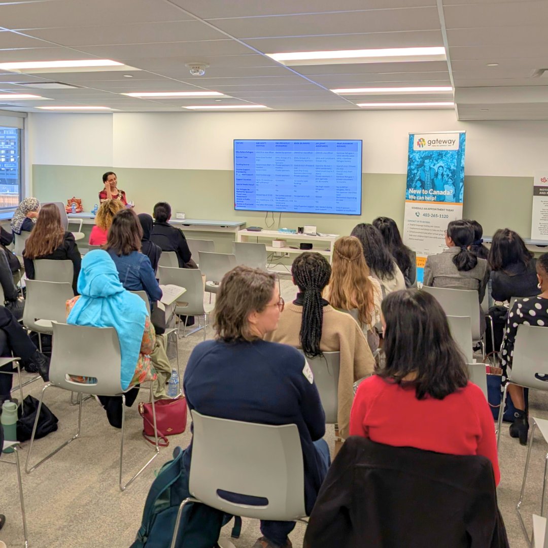 We kicked off a new season of Gateway Community of Practice gatherings! 🎉 Huge thanks to Radhika Menon &amp; Megan Gill from the Newcomer Knowledge Hub k-hub.ca for sharing inspiring insights on immigration in Canada. Together, we’re transforming data into action! 🤝