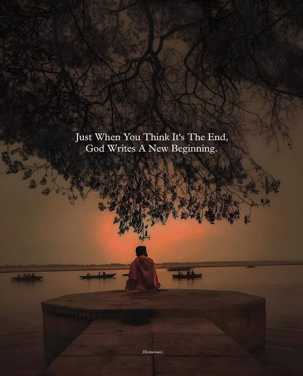Tam umudunu kaybettiğinde allah yeni bir başlangıç yazar.