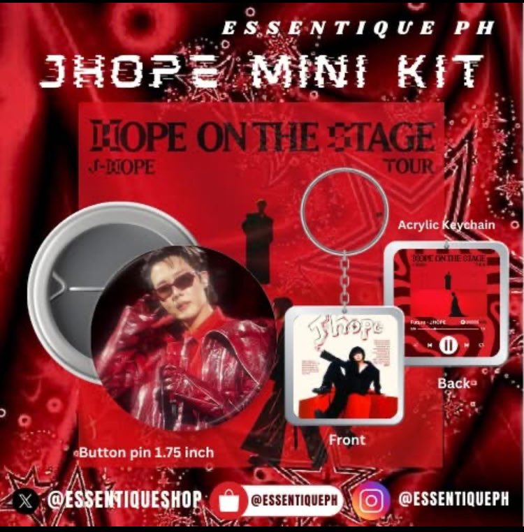 YujiKim15's tweet photo. WTS/LFB 

Jhope merch kit- 150
Jhope Pc holder -70
Jhope mini kit -70 

Meetup around sbarro https://t.co/7wvGNwV4Be
