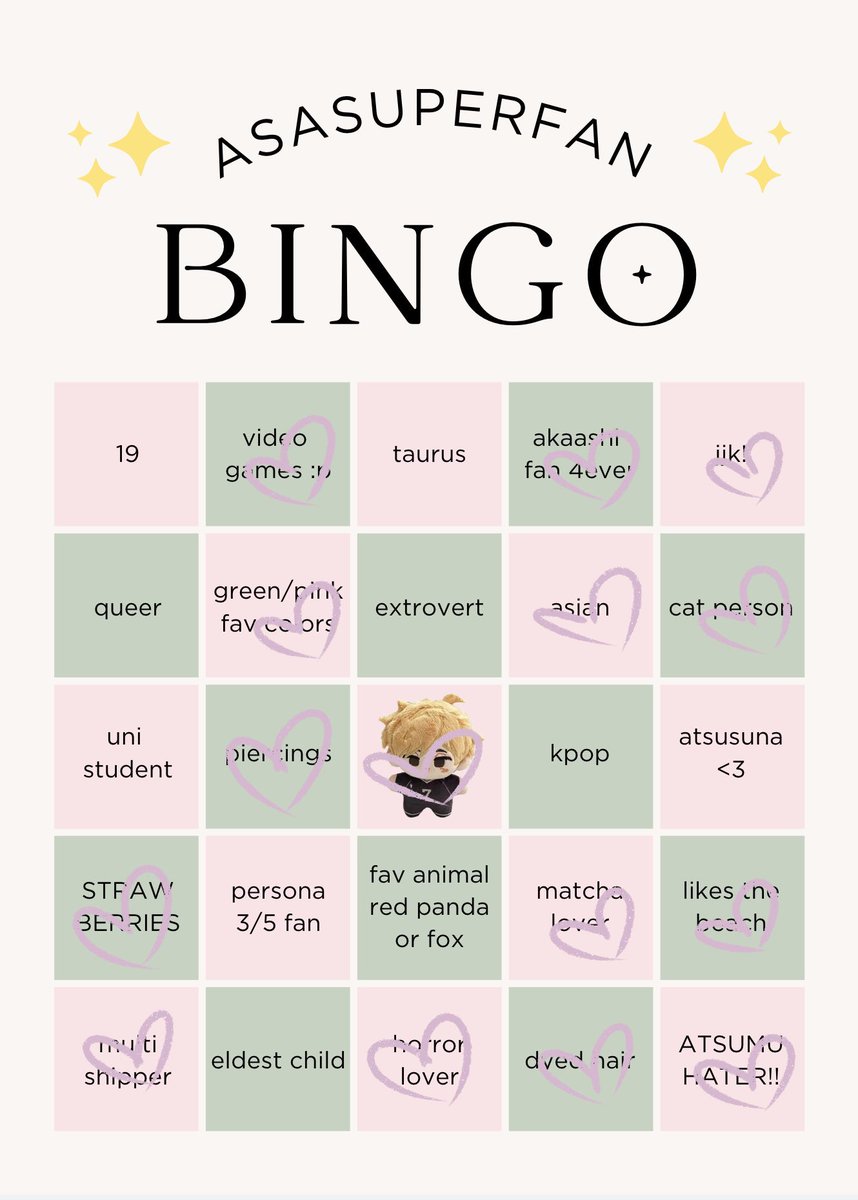 owlries's tweet photo. @asasuperfan no bingo </3 https://t.co/jMvLZFkRkl