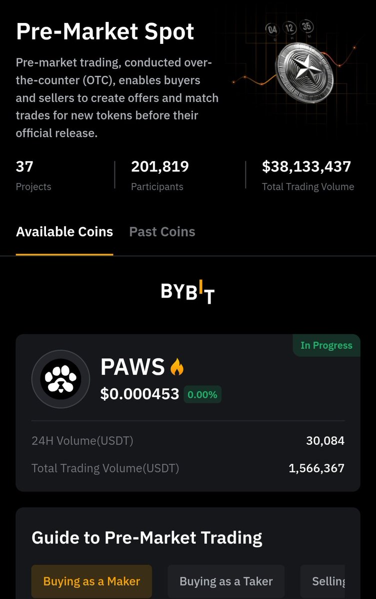 CryptoWorldL360's tweet photo. 🚨PAWS UPDATE ( FROM PAWS TEAM)

PAWS LOVER'S DID YOU NEED MORE PAWS FOR YOUR SELF....

IS VERY SIMPLE...

AND IS ALSO OPTIONAL...

DIVE INTO BYBIT💫 NOW AND GET MORE PAWS FOR YOUR SELF...

PAWS Pre-market  HAVE STARTED ON BYBIT💫...

At a very affordable price...
With this you can get more $PAWS FOR yourself...

Remember, it is optional...
You HAVE JUST 3 days left for PAWS Pre-market to Stop...
We wish you well..🤝