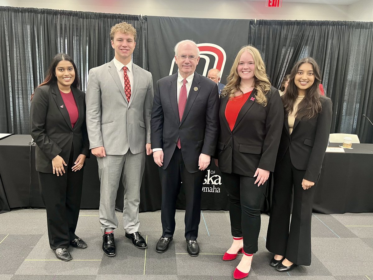 Today the Board of Regents recognized four remarkable student leaders who served as student regents for the 2024-25 academic year. I’m proud of them and the extraordinary future they represent.