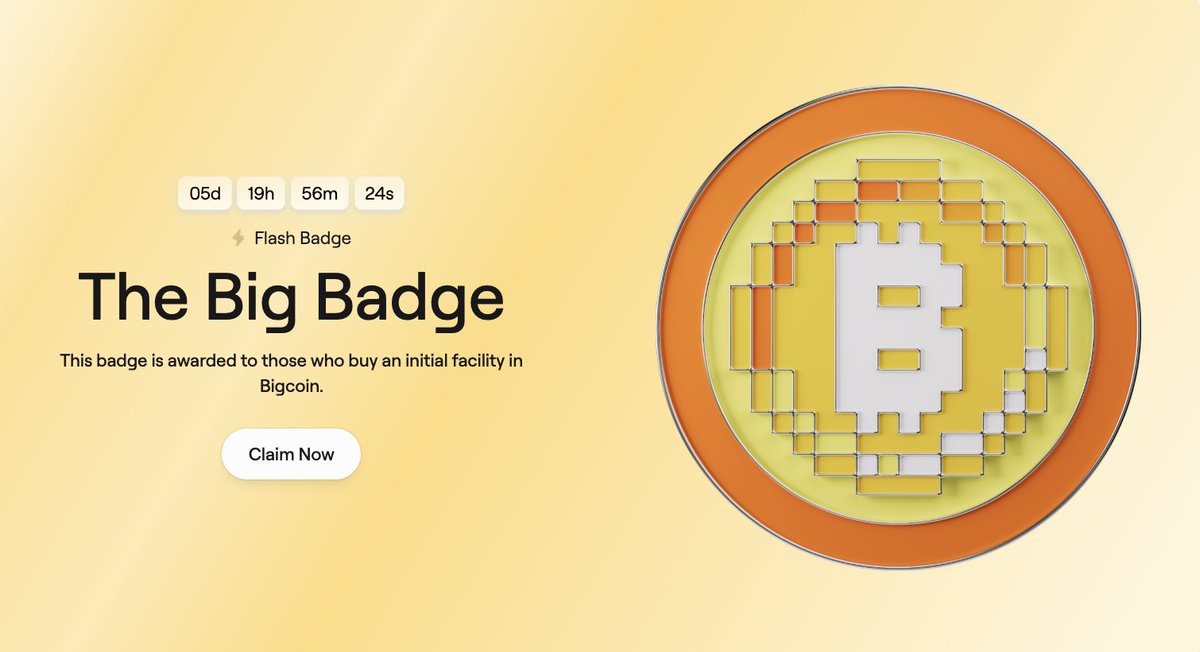 greenytrades's tweet image. Two @AbstractChain Badges in one day!! LFG!!!
$BIG BADGE IS LIVE