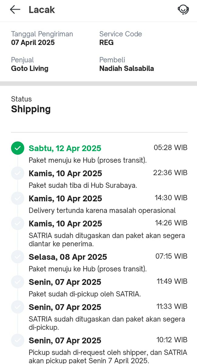 aphrvoditee's tweet photo. paketku ga jls padahal uda sampe ke sby tapi ga nyampe" kerumah aneh tokped jangan pake ekspedisi ini ini lagi deh https://t.co/eRsntj9eAL