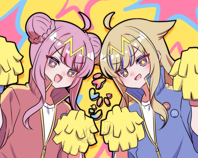 #ヒメヒナアート#テレパシ あーいうぉんちゅーこーるがきこえなーい!!楽しすぎる、、!!! 