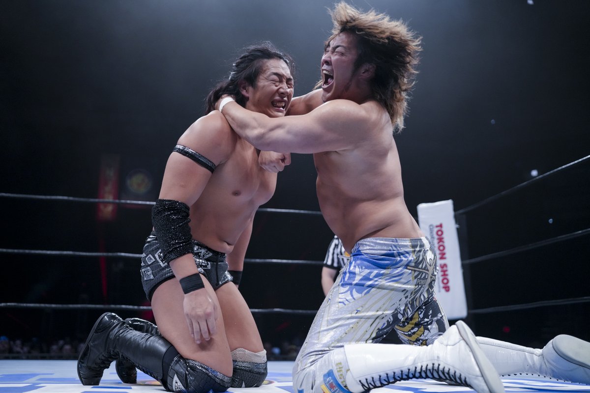 njpwglobal's tweet photo. ICYMI Konosuke Takeshita was victorious in #ACEvsALPHA at Windy City Riot, after a heroic effort from the Ace ended Hiroshi Tanahashi's US career.
#njriot report:
https://t.co/qbpxTg0akp
Order the replay!
https://t.co/JGrCWF3pbv
#njpw https://t.co/O0qb0fuGRX