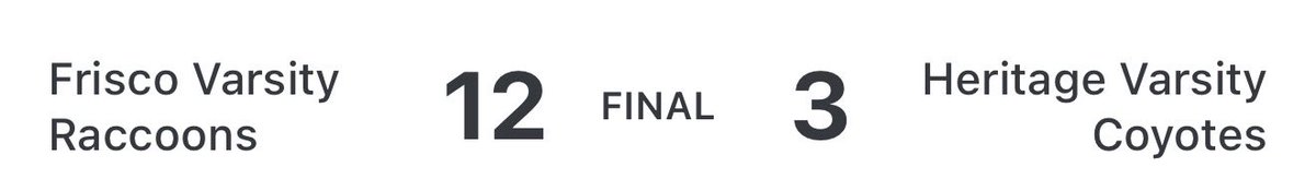 Big win over Heritage in Game 2‼️

<a href="/hankcasey26/">Coach Casey</a> <a href="/FHSRaccoons/">Frisco High School</a> @FriscoISDSports 

#parkwoodboys #allin_raccoons #friscohighschool #friscoraccoons #friscobaseball #texashighschoolbaseball #districts