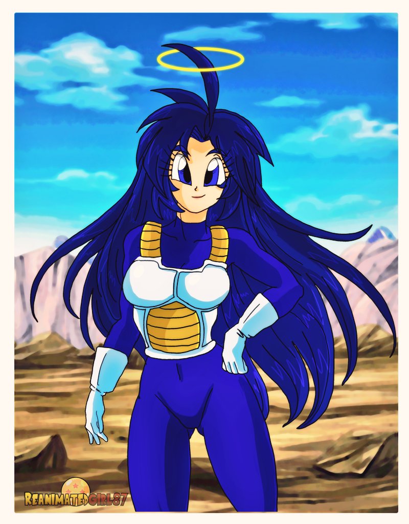 Reanimatedgirl's tweet photo. #dragonballsuper #dbz 

✌️🙂

🔹️Princess Verbena 🔹️ #dbzoc 

#artist #dbzart #dbsuper #saiyan #Princess #vegeta #angel #heroes #80s #90s #blue #Verbena #oc #anime https://t.co/DKMJ4LODxR