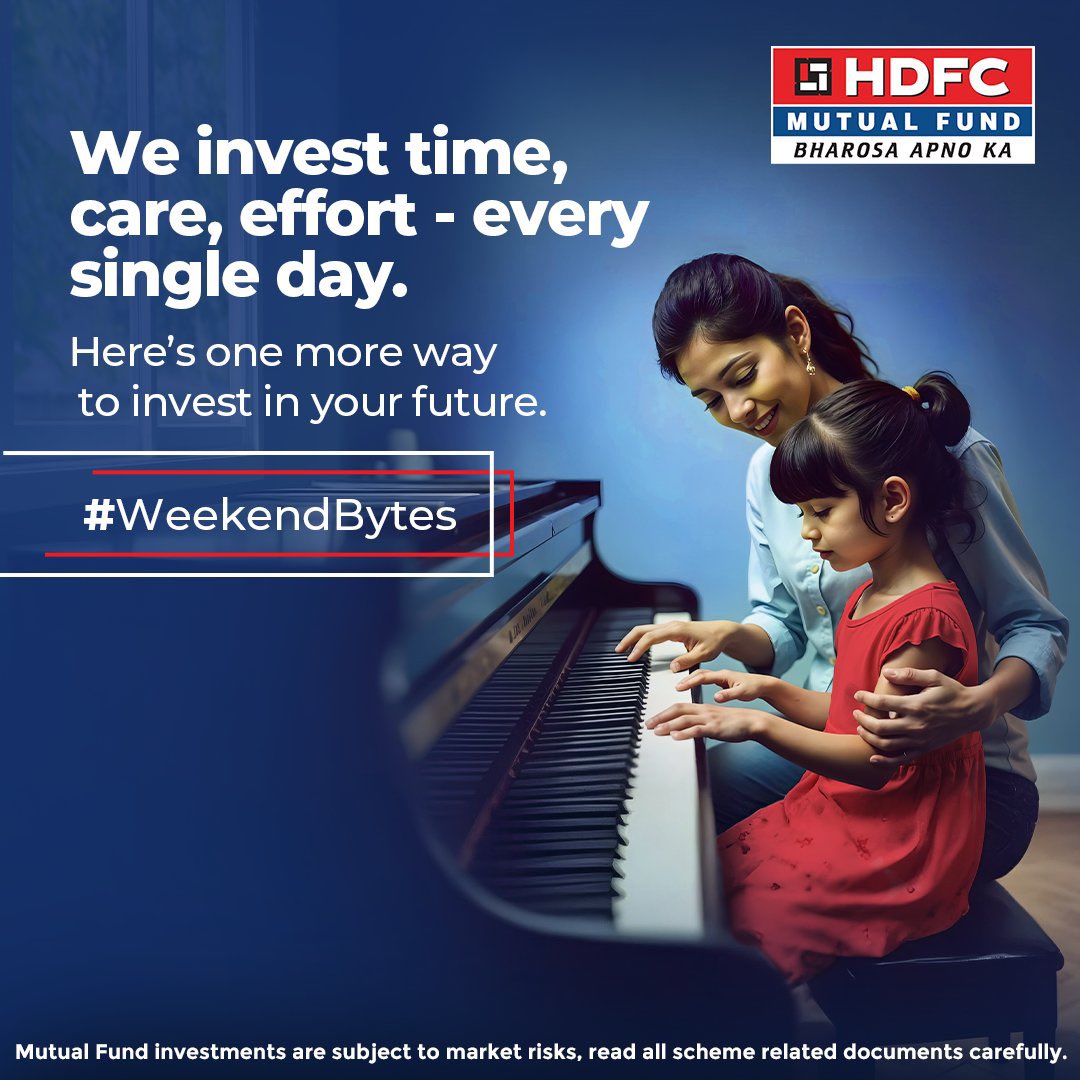 hdfcmf's tweet image. Every day is an investment - in goals, in growth, in people. And your financial future deserves the same commitment. Read our #WeekendBytes to see how SIPs can aim to help you build long-term wealth, one step at a time.
Read Now: bit.ly/3Em1fqv

#hdfcmf #weekendread