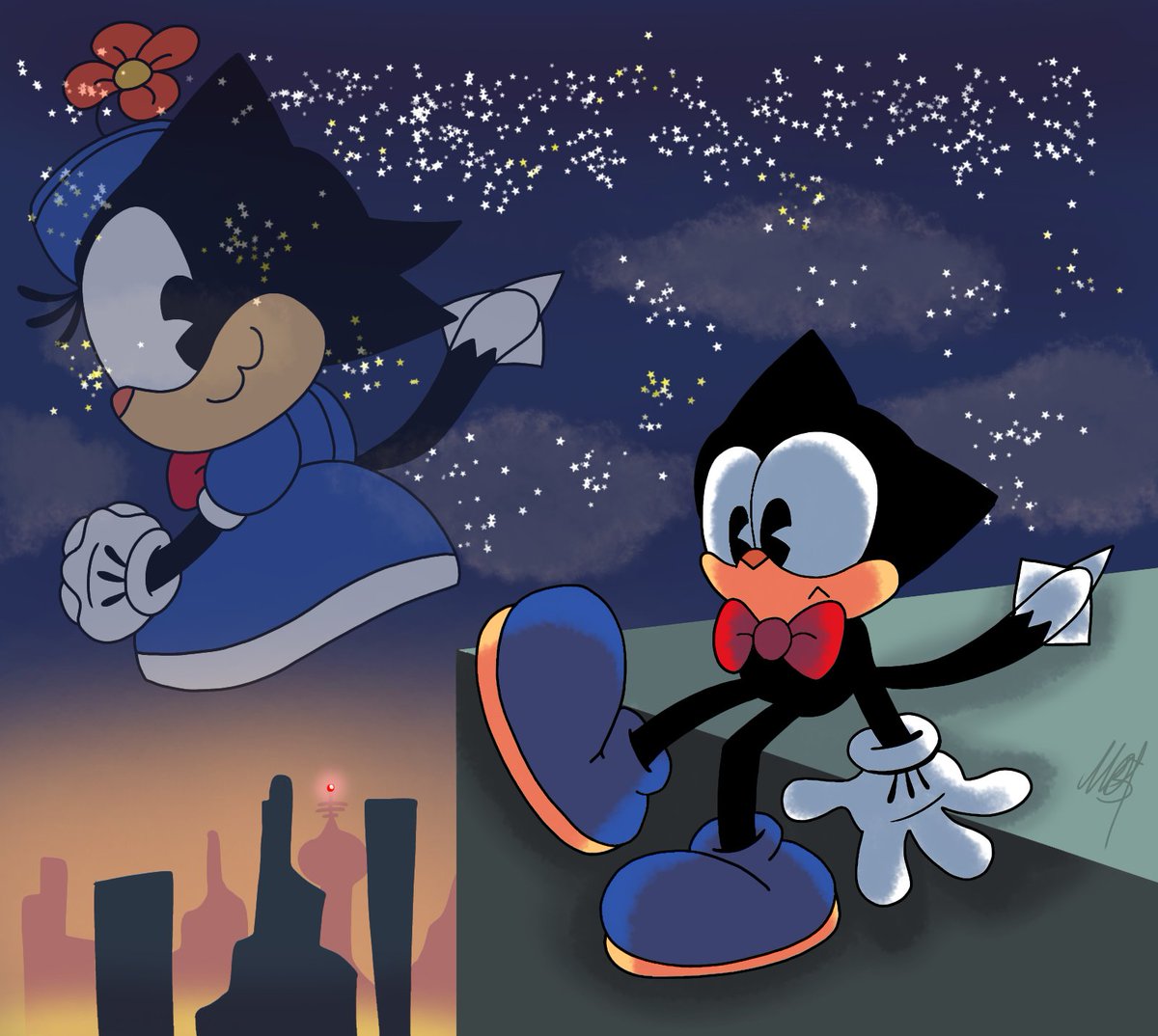 GVwGbfH2RsMBSxd's tweet photo. Kaitty Kitten seems to be thinking!!!!! (And yes, he likes to climb on the roofs of Toon Mayhem City houses)
#KaittyKitten #KittyKitten #LooneyTunesParody #RubberHoseStyle https://t.co/8aH9nzMvlj