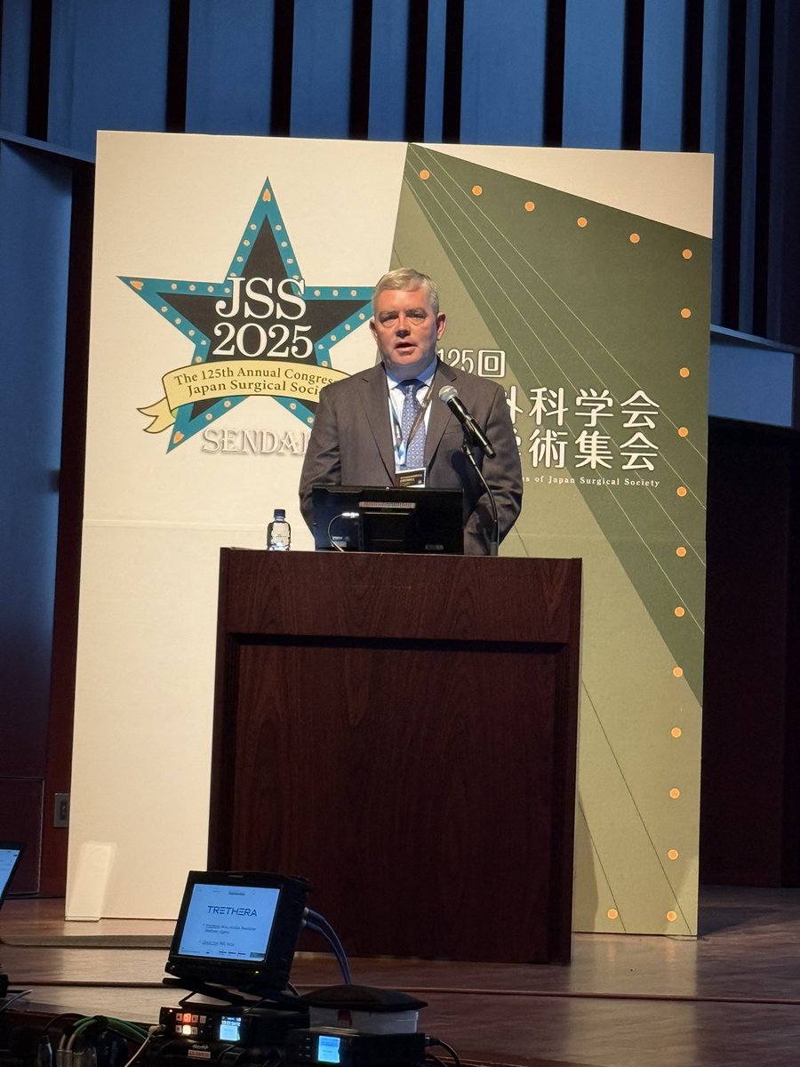TomVargheseJr's tweet photo. Brilliant talk by @tdonahuemd @UCLASurgery @UCLAHealth at #JSS125 on the current landscape with borderline respectable pancreatic cancer, and the critical roles that surgeons & surgeon-scientists have available via clinic trials.
@UnivSurg @jss1896 https://t.co/MFdVP5wg1t
