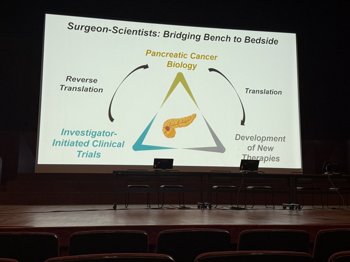 TomVargheseJr's tweet photo. Brilliant talk by @tdonahuemd @UCLASurgery @UCLAHealth at #JSS125 on the current landscape with borderline respectable pancreatic cancer, and the critical roles that surgeons & surgeon-scientists have available via clinic trials.
@UnivSurg @jss1896 https://t.co/MFdVP5wg1t