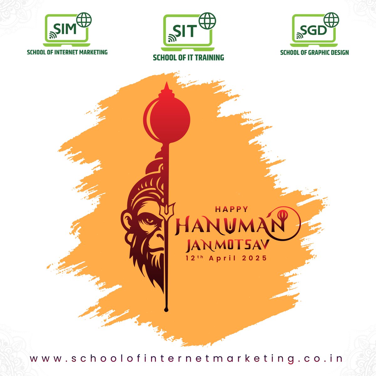SIT_SchoolofIT's tweet photo. 🛕💪 Celebrate the Power &amp; Devotion on Hanuman Jayanti! 💪🛕

#schoolofinternetmarketing #schoolofittraining #schoolofgraphicdesign
#hanuman #hanumanji #hanumangarh #hanumanasana #hanumantemple #hanumanstatus #hanumanchalisa #hanumanjayanti #hanumanjanmotsav https://t.co/QtYtbgD3Yk