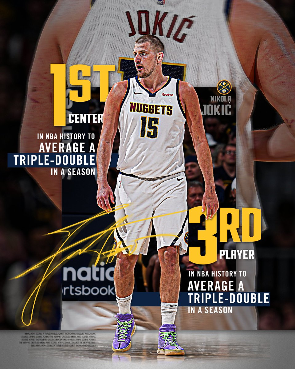 nuggets's tweet photo. Once in a generation player https://t.co/vSPyxn5QBS