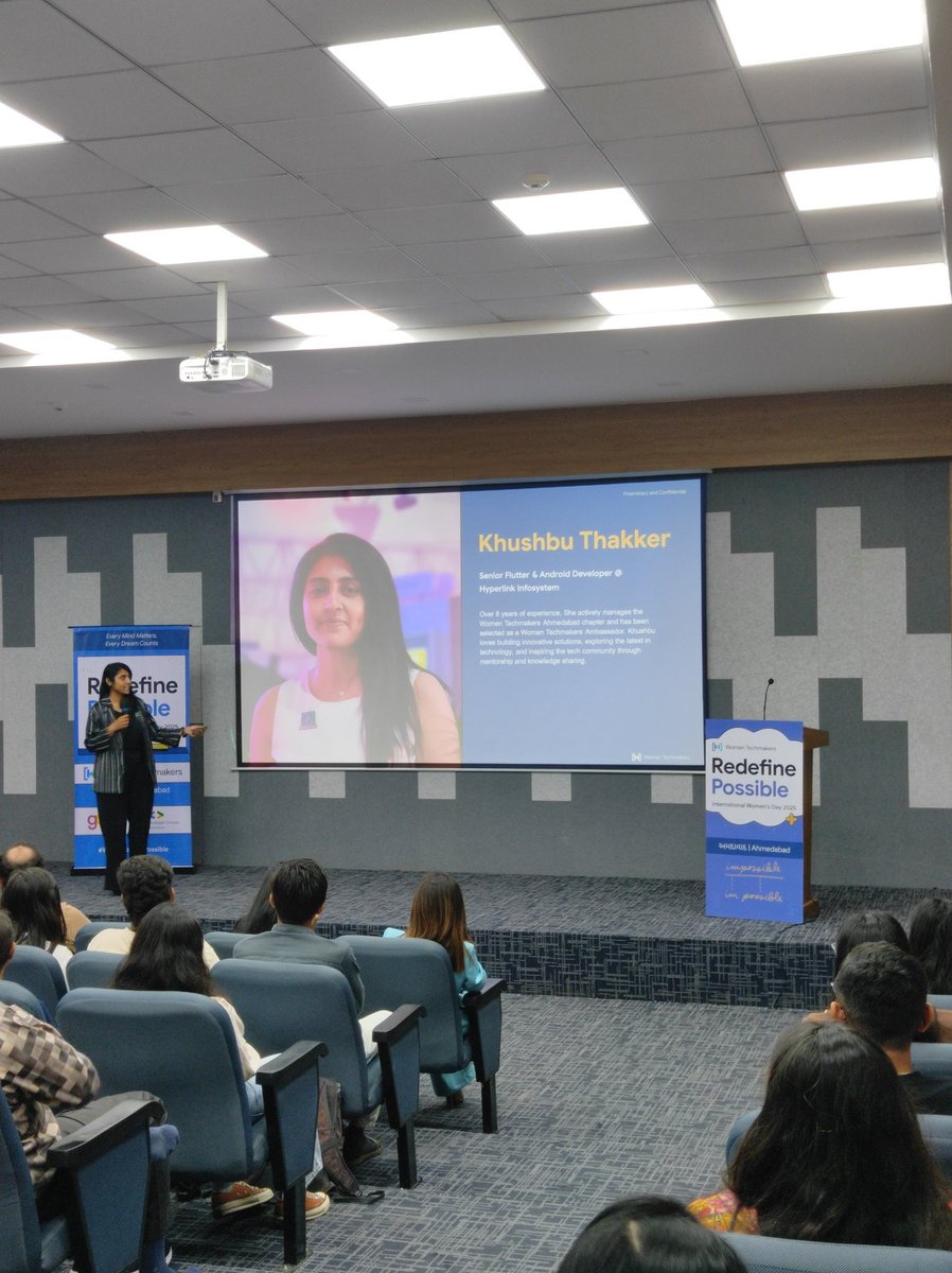 WTM Ahmedabad ๐ฎ๐ณ #WomenInTech #community (@wtmahmedabad) on Twitter photo Women in Tech, Taking the Stage & Owning It!
Big love to <a href="/GDGAhmedabad/">Google Developers Group Ahmedabad</a> & <a href="/WomenTechmakers/">Women Techmakers</a> Ahmedabad for the warm welcome.
<a href="/KhushbuThakker/">khushbu๐๏ธ๐#WTMAmbassador #Flutter</a> kicked it off as our amazing WTM Chapter Lead ๐
Letโs go! ๐
#WTMIWD #WTMRedefinePossible #WTMAhmedabad #IWD25 Women in Tech, Taking the Stage & Owning It!
Big love to <a href="/GDGAhmedabad/">Google Developers Group Ahmedabad</a> & <a href="/WomenTechmakers/">Women Techmakers</a> Ahmedabad for the warm welcome.
<a href="/KhushbuThakker/">khushbu๐๏ธ๐#WTMAmbassador #Flutter</a> kicked it off as our amazing WTM Chapter Lead ๐
Letโs go! ๐
#WTMIWD #WTMRedefinePossible #WTMAhmedabad #IWD25