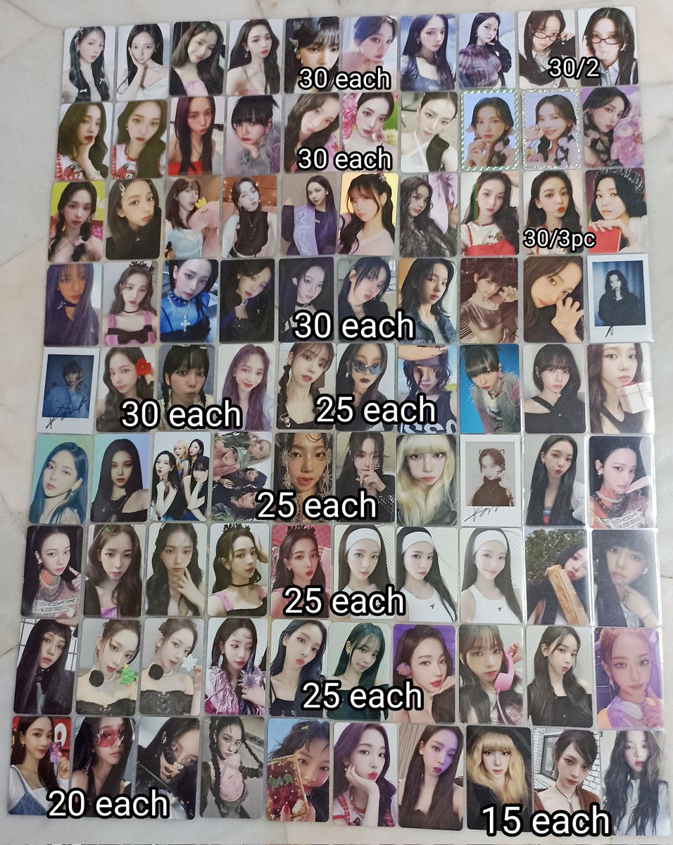 Nayeonyeon3's tweet photo. #pasaraespa #pasarive #pasarkep1er #pasartxt #pasarNewJeans #pasarexo 
#pasaritzy #pasarstayc #pasarsnsd wts aespa photocard poca karina winter ningning giselle @pasaraespa @pasaraespaMY https://t.co/XzFdurOlJX