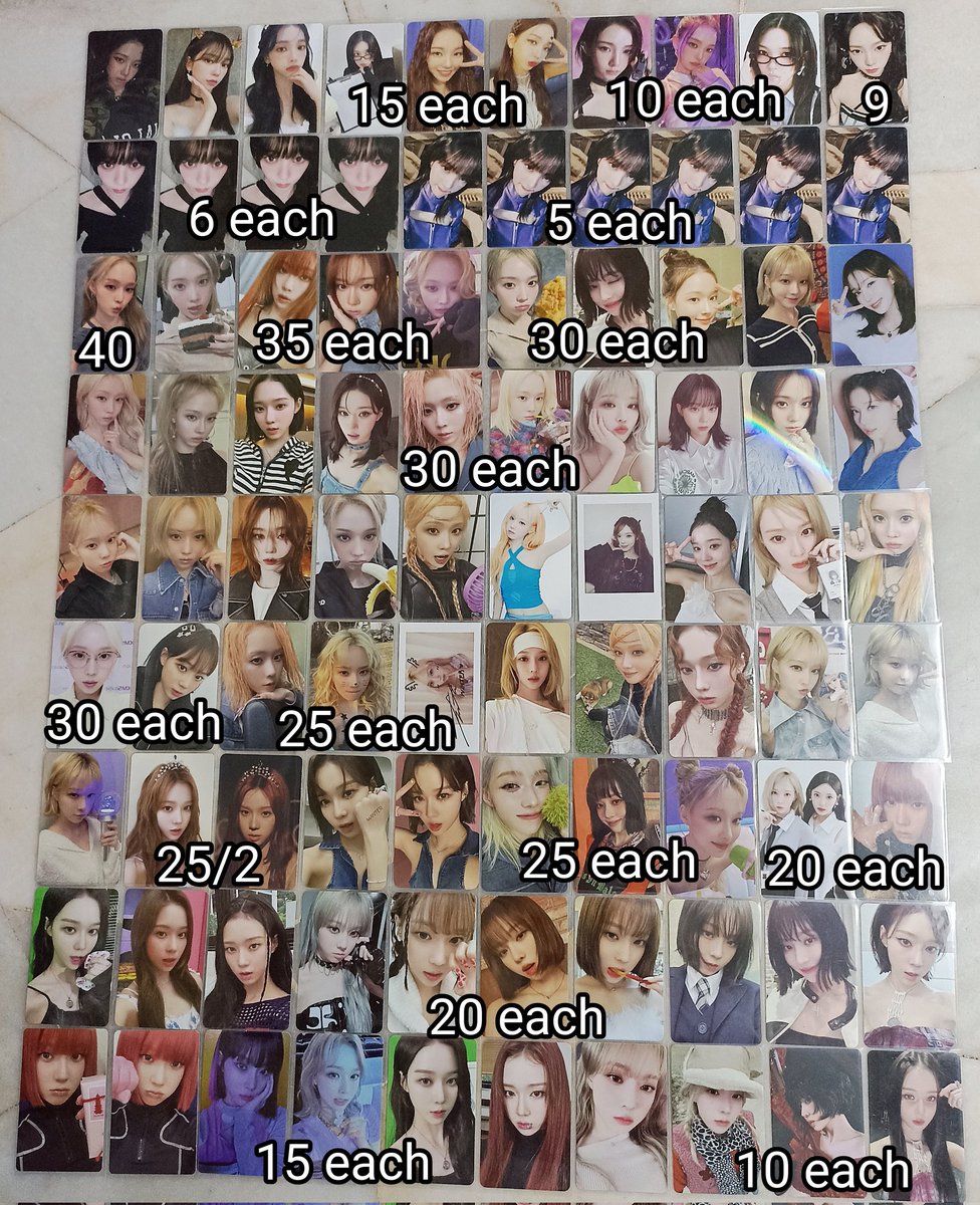Nayeonyeon3's tweet photo. #pasaraespa #pasarive #pasarkep1er #pasartxt #pasarNewJeans #pasarexo 
#pasaritzy #pasarstayc #pasarsnsd wts aespa photocard poca karina winter ningning giselle @pasaraespa @pasaraespaMY https://t.co/XzFdurOlJX