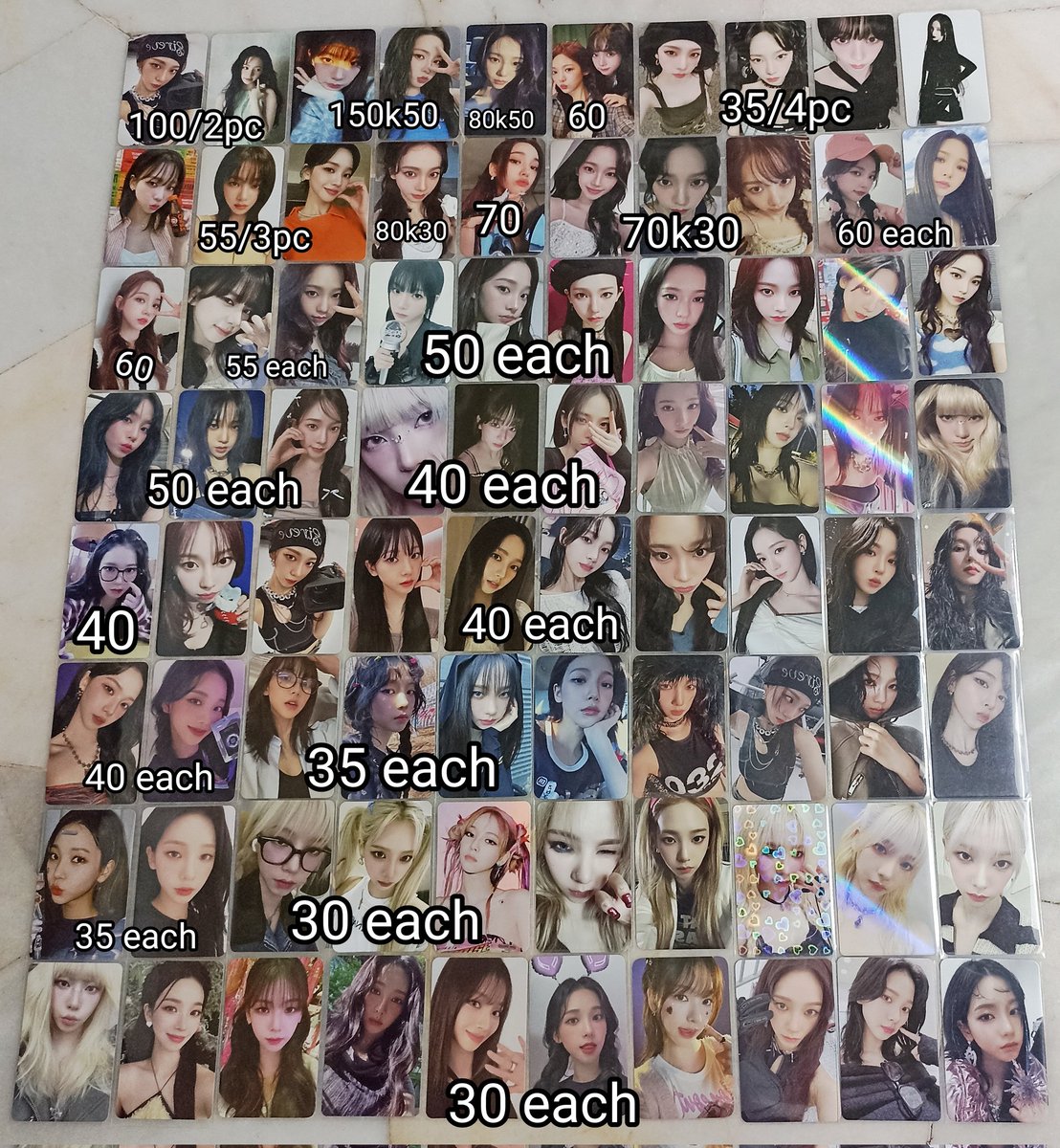 Nayeonyeon3's tweet photo. #pasaraespa #pasarive #pasarkep1er #pasartxt #pasarNewJeans #pasarexo 
#pasaritzy #pasarstayc #pasarsnsd wts aespa photocard poca karina winter ningning giselle @pasaraespa @pasaraespaMY https://t.co/XzFdurOlJX