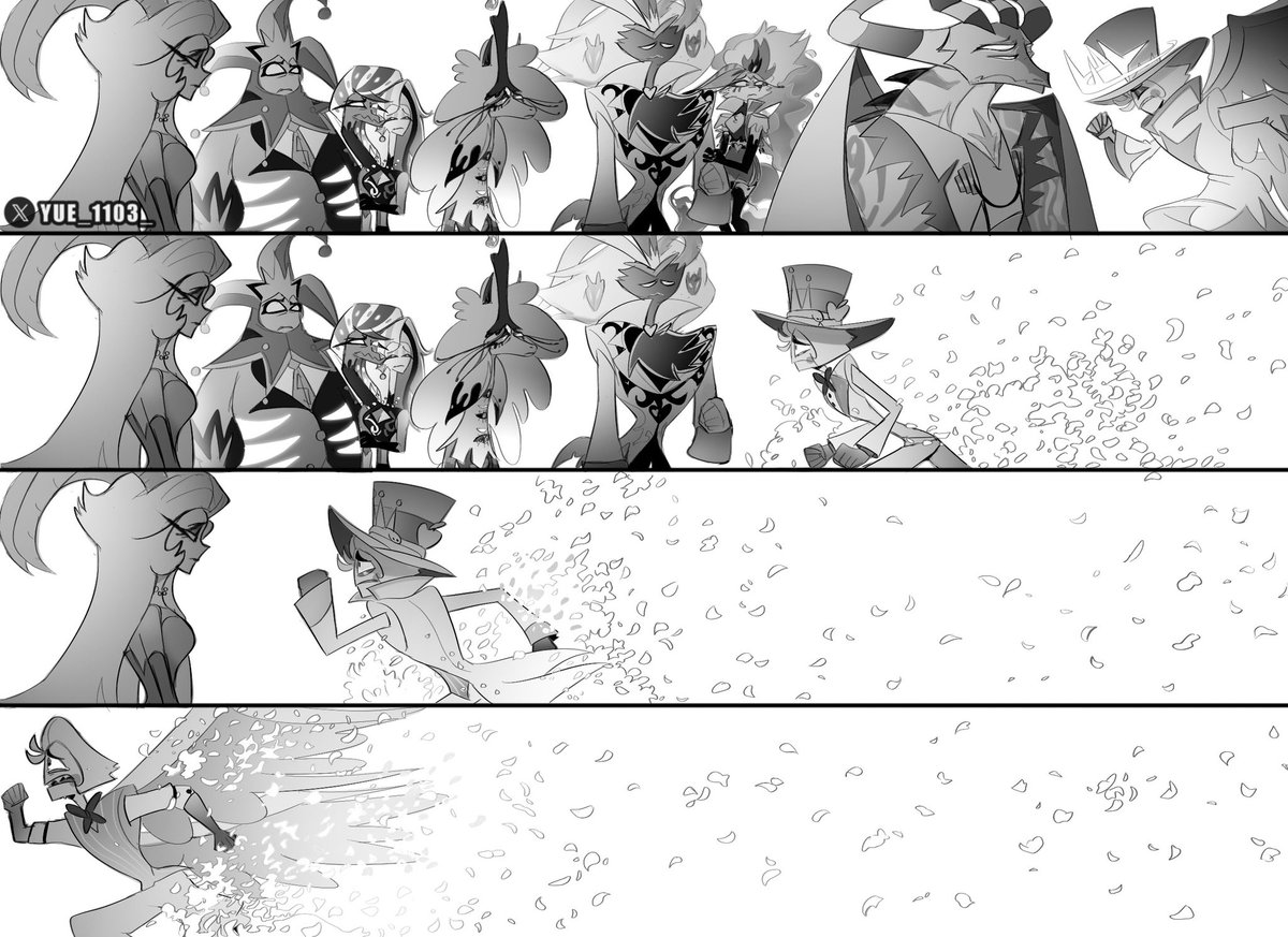 Yue_1103_'s tweet photo. 🍎 " Lucifer losing the people he loved… "

#hazbinhotel #lucifer hazbin hotel Lilith 7 deadly sins https://t.co/vjzDzvHlID