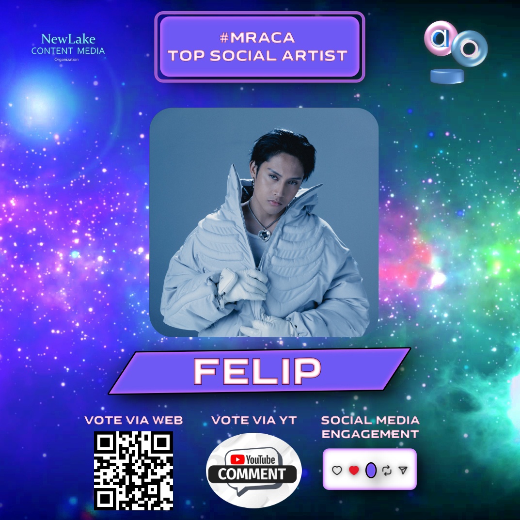 [ #MRACA2025 ] TOP SOCIAL ARTIST OFFICIAL NOMINEES

50% SNS ENGAGEMENT
50% VOTES
YT: youtu.be/jA4XFXOp_bM
WEB: tinyurl.com/jzurjcb6

#FELIP #PPOP #Philippines
