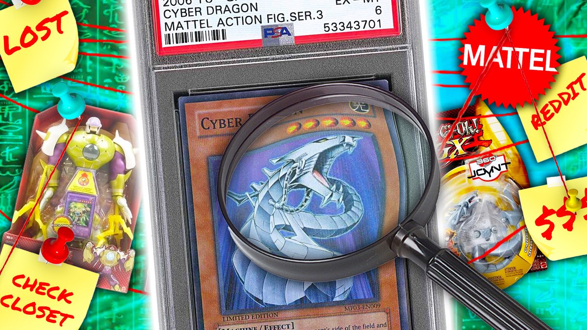MBTYuGiOh's tweet photo. Taking another stab at this "half-longform" content - a scripted discussion video highlighting a strange or overlooked part of Yugioh's history while still being bite-sized and digestible.

This month we're talking about one of the weirdest "rare finds" ever - the Mattel Cydra. https://t.co/MtWfiDMOmd