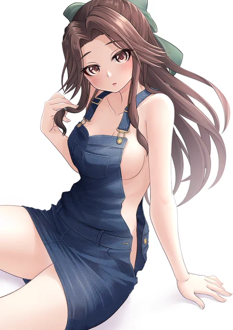 サロペットスカート神通さん#艦これ 