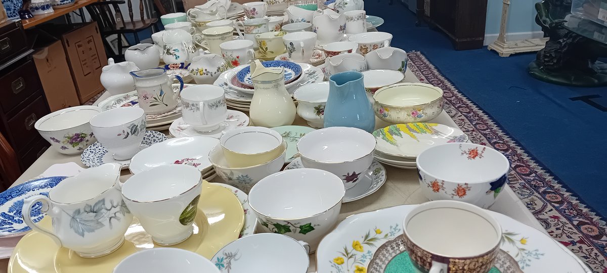 We are selling 'Lots and Lots' of tea wares that have come from the tea rooms at Saltram House, Plymouth on behalf of the National Trust. Auction 29th April.