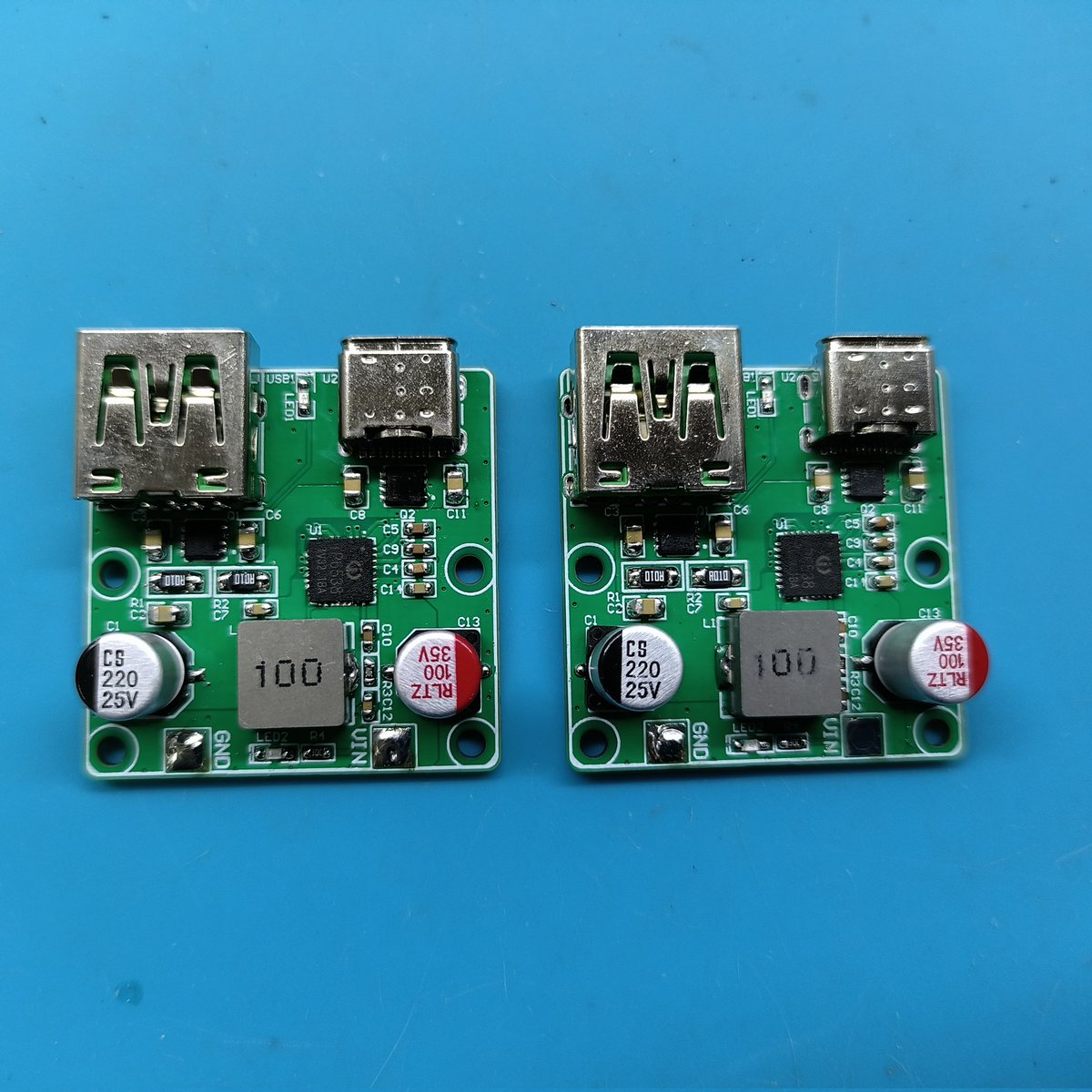 PCBAHelp's tweet image. Dual fast charge module (DC input 8.2-30V), a successful version [close][close] #PCBlayout #firmware #PCBADesign #ElectronicsDesign #FPC #SMT #PCB