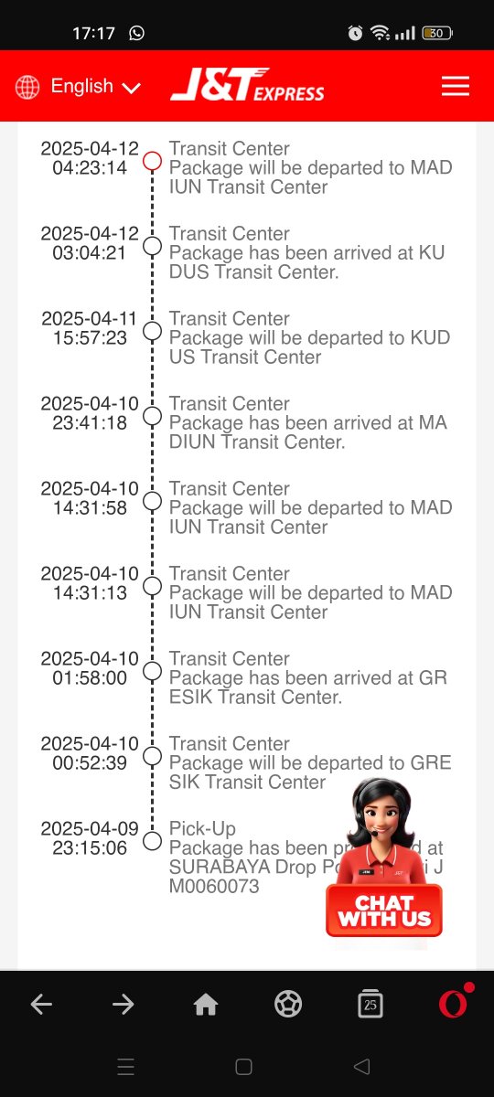 scarletphant0m's tweet photo. Ini gmn ceritanya dah @jntexpressid? paket dari Surabaya ke Magelang. Udah sampe Kudus dikirim balik ke Madiun lg.
Udah mah lama banget njir, dari tgl 9 estimasi sampe tgl 15 kocak. Ga lagi dah pake j&amp;t https://t.co/zfcbaChzGz