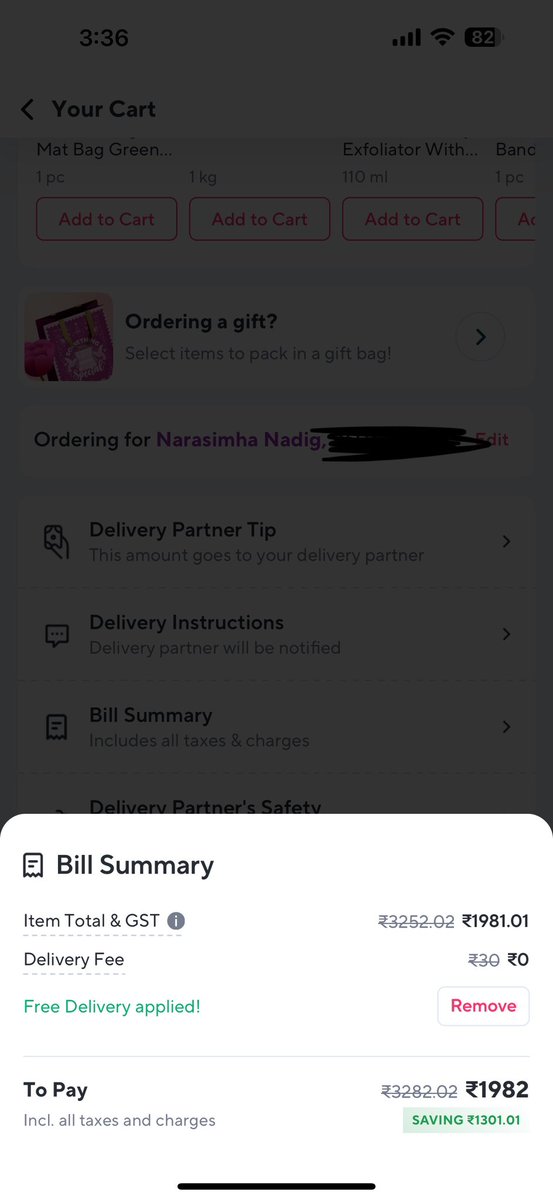 narasimhatweets's tweet photo. @ZeptoNow is a straight-up SCAM.
They bait you into “Zepto Super” with fake promises of savings — only if you cross ₹1500. Sounds like a deal? It’s a trap.

Same items:
•Regular Zepto: ₹1969
•Zepto Super: ₹1982 — more expensive for the same cart! https://t.co/B1j5LzQpXh