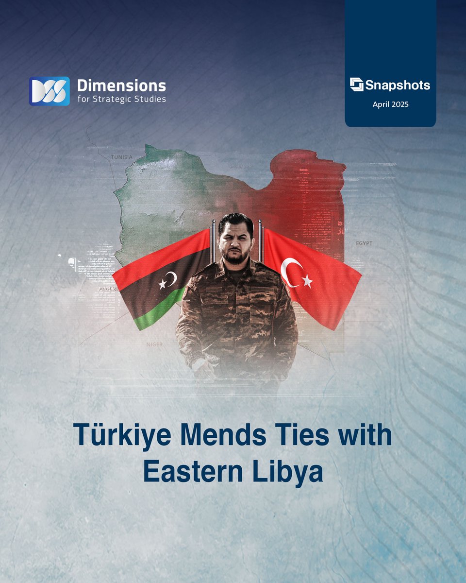 dimensionsEN's tweet photo. #Libyan military commander Saddam Haftar’s official visit to #Türkiye is the latest sign of a thaw in Ankara’s ties with the country’s eastern camp. So what does the new Turkish strategy aim to achieve? We examine the shift.

https://t.co/RLM3umPl1D https://t.co/EFQLKF9HvC