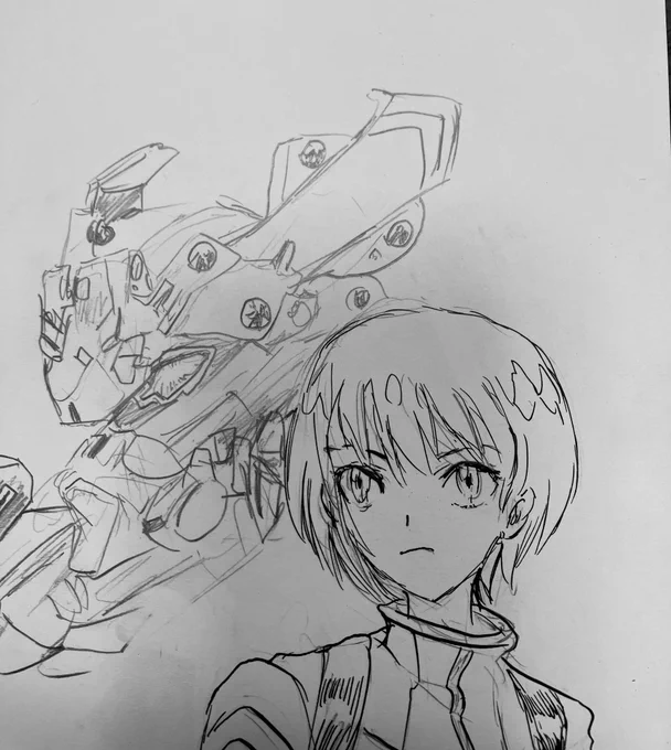 あと2時間ぐらいでBS11のジークアクス第一回を視聴😊
直後に感想をポストするので、いまから合わせる絵を仕込みます!
でも作品と雰囲気マッチするか自信がないんですが……。 