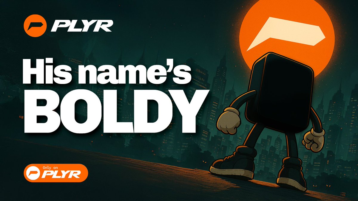 Hi PLYRs!

You’ve never seen him, but he’s been behind every token added, every feature unlocked, every swap that just worked.

He doesn’t talk. He doesn’t blink.
He just builds. Silently. Boldly.

His name?
BOLDY

And he’s about to be everywhere.

--> onplyr.medium.com/no-ones-seen-h…