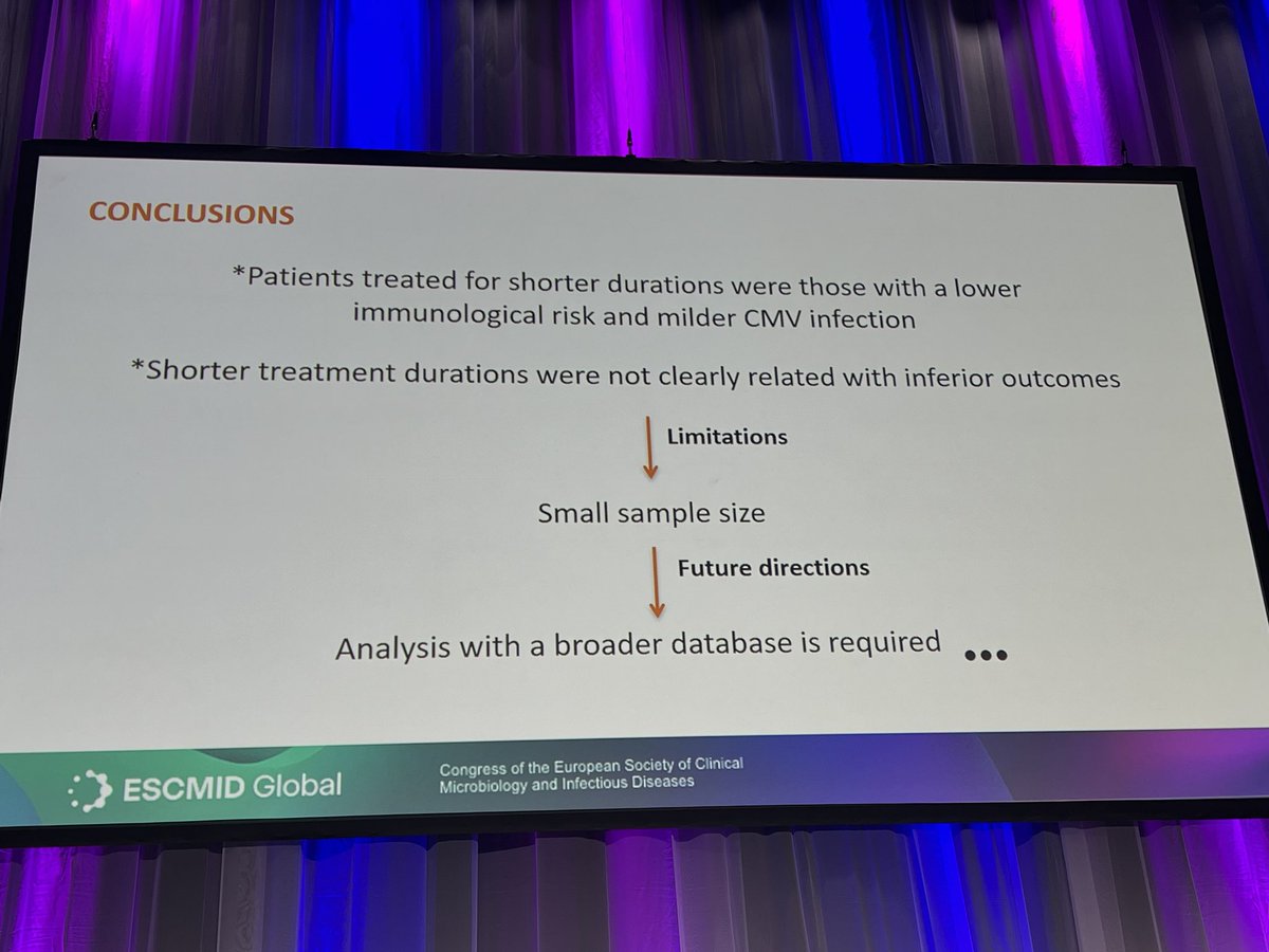 Maribavir for treatment of CMV infection in SOT for more than 8 weeks by David Martínez Simón de Vall d Hebron #ESCMIDGlobal2025 <a href="/SEIMC_/">SEIMC</a>