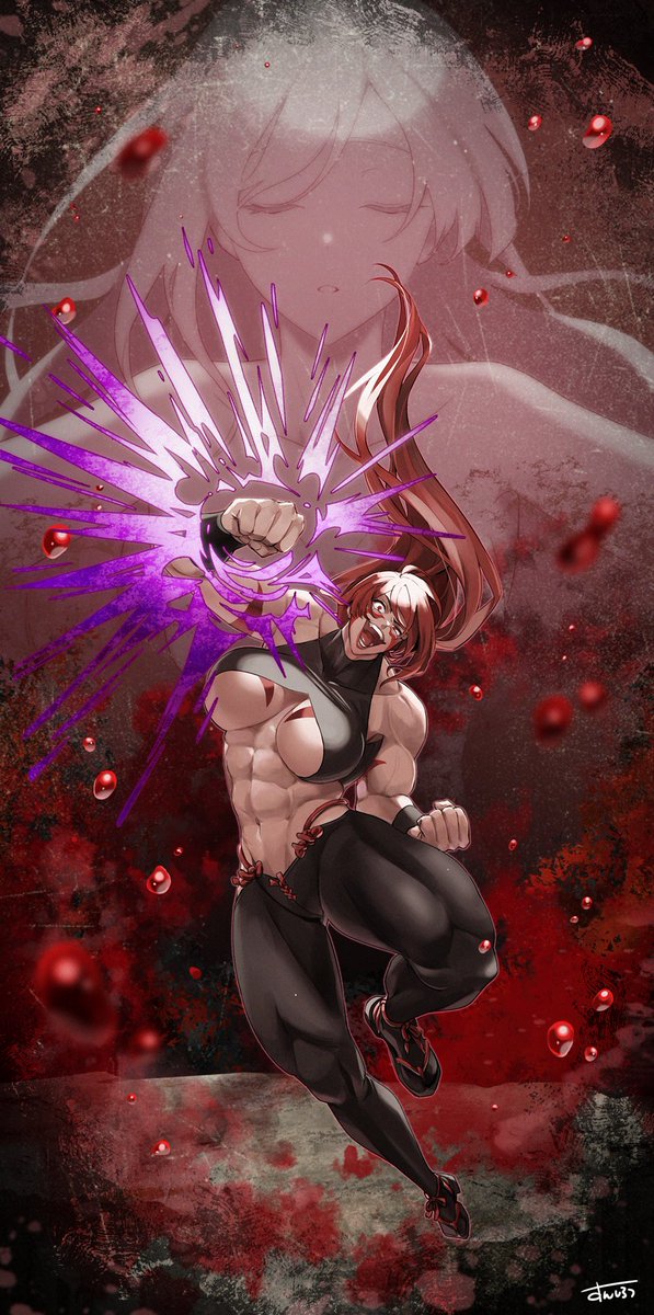 「テンカイチアニメ化嬉しすぎる!!!推しの風魔小太郎と森蘭丸のファンアートで盛り上」|すんしろうのイラスト