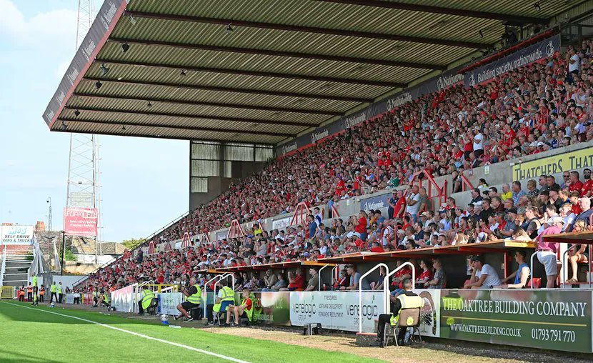 04innominate's tweet image. This is how the DRS looked between 2021-2023 when #STFC, despite rarely rising above mid-table in L2, averaged crowds of 9,500+.

If fans ever re-engage with Morfuni’s regime, where will the 1,000 missing DRS supporters go?

The Town End and Arkells’ aren’t exactly alluring.