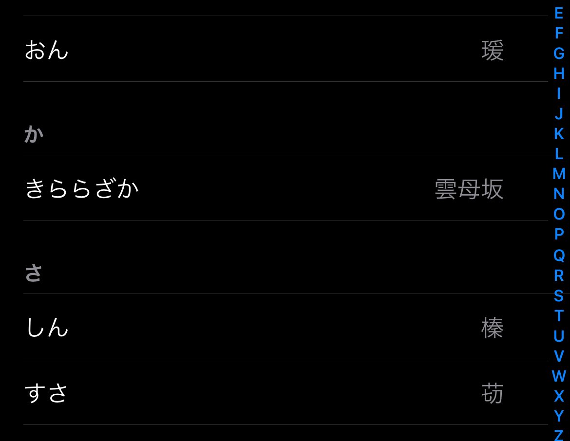 spoon_5642's tweet photo. ユーザー辞書に変わった読み方の名前登録してあるのスプーンあるあるだったりする？ https://t.co/w9lW6gTsxB