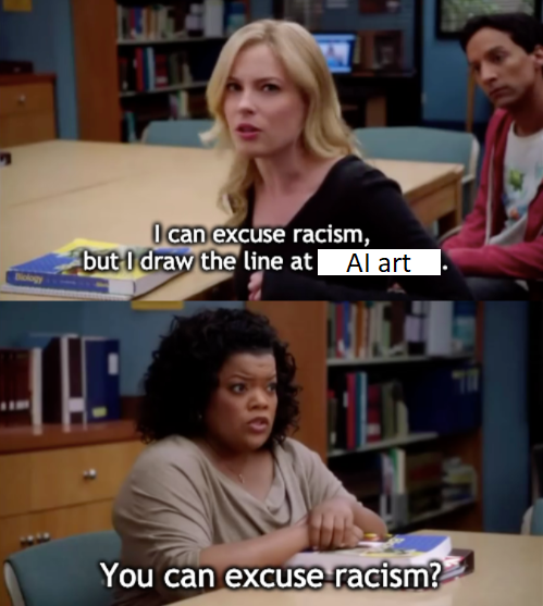 NBinted's tweet image. Looking at the quote tweets on the Juju AI art tweet.