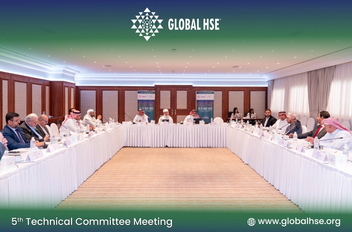 GlobalHSE_Event's tweet image. The 5th Technical Committee Meeting for the 9th edition of the Global HSE Conference &amp;amp; Exhibition was successfully held on 10th April 2025

We extend our sincere thanks to all committee members for their valuable insights and continued support.

#GlobalHSE2025 #TechnicalCommittee