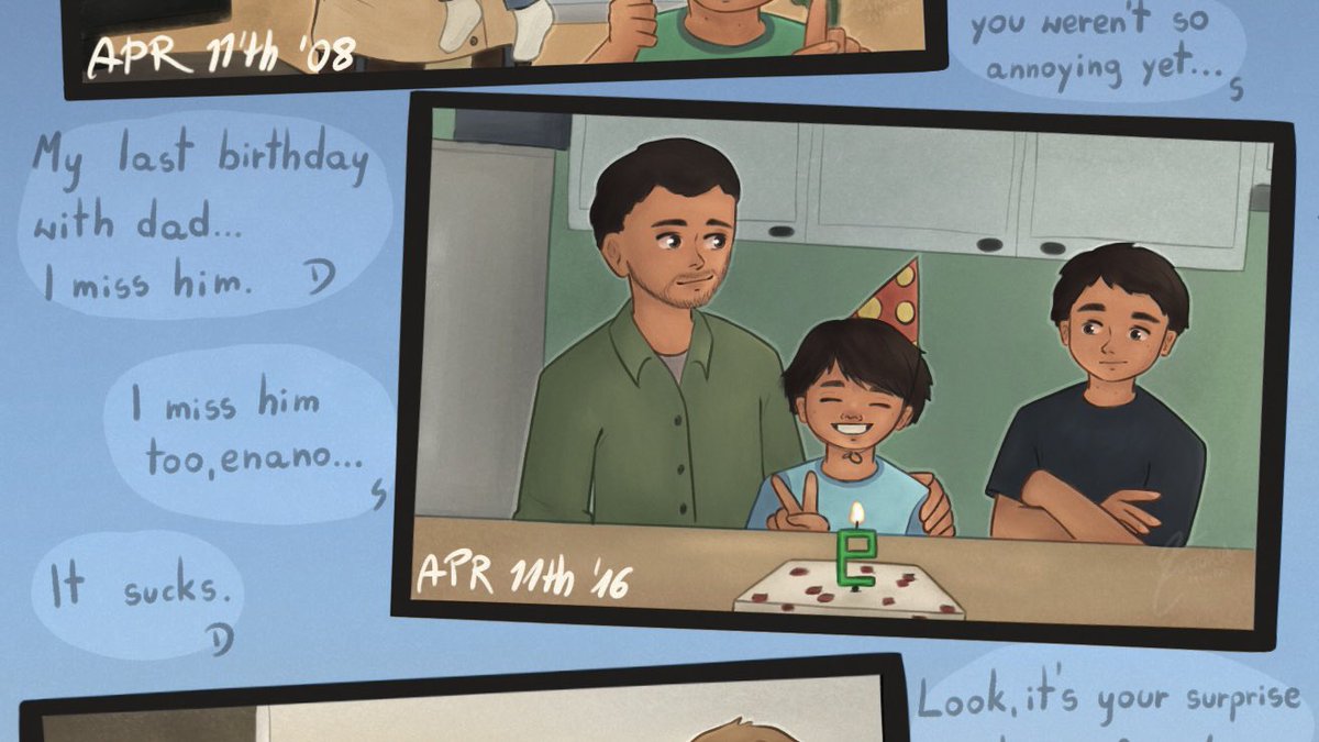 eyutirs's tweet photo. a bit late, BUT anyway HAPPY 18th BIRTHDAY DANIEL!! 🥳

full drawing in the reply😋

#LifeIsStrange2 #DanielDiaz #LittleCubDay https://t.co/J3uBKDT5c9