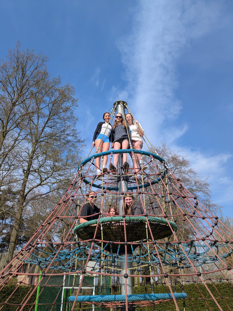 Competitive Squad enjoying some camp downtime on Day 2. How many can you fit in a mini???