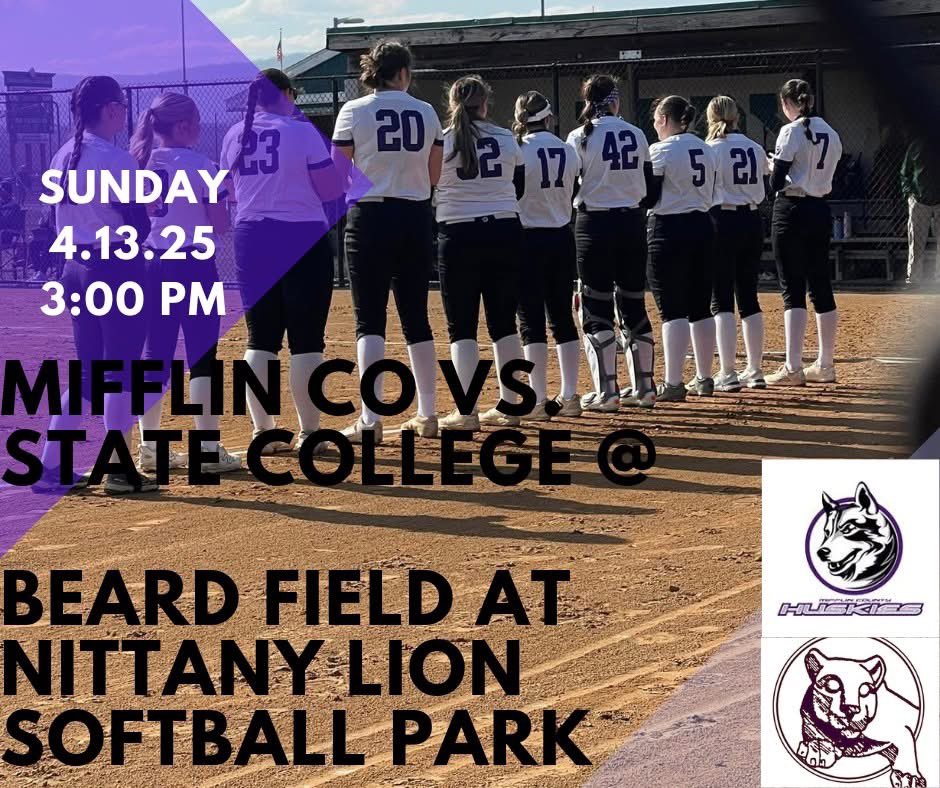 Let's try this again...this time without the rain! ☀️ 😎 

Game will start at 3:00 p.m. at the conclusion of the Penn State-Ohio State softball game.