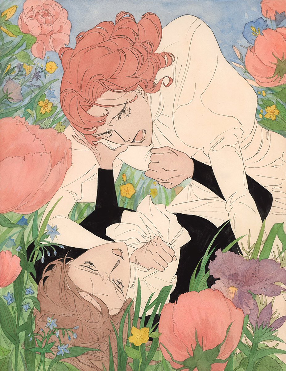 画用紙、透明水彩
H318×W410mm