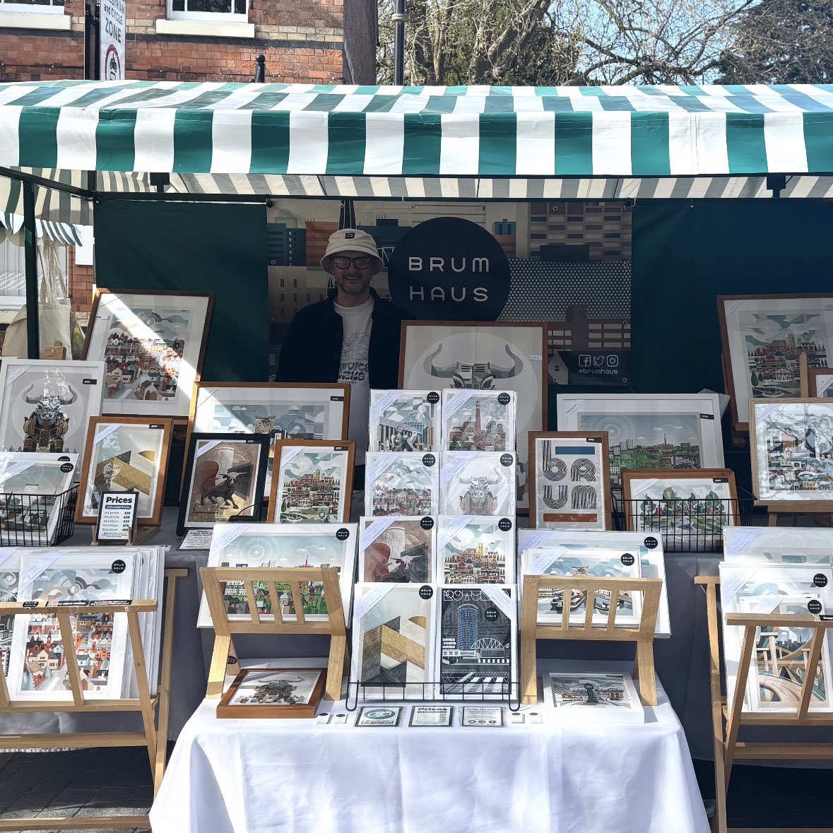 Here @ Edgbaston Village Artisan Market ❤️ <a href="/LifeAtEdgbaston/">Edgbaston Village</a> 10-3pm