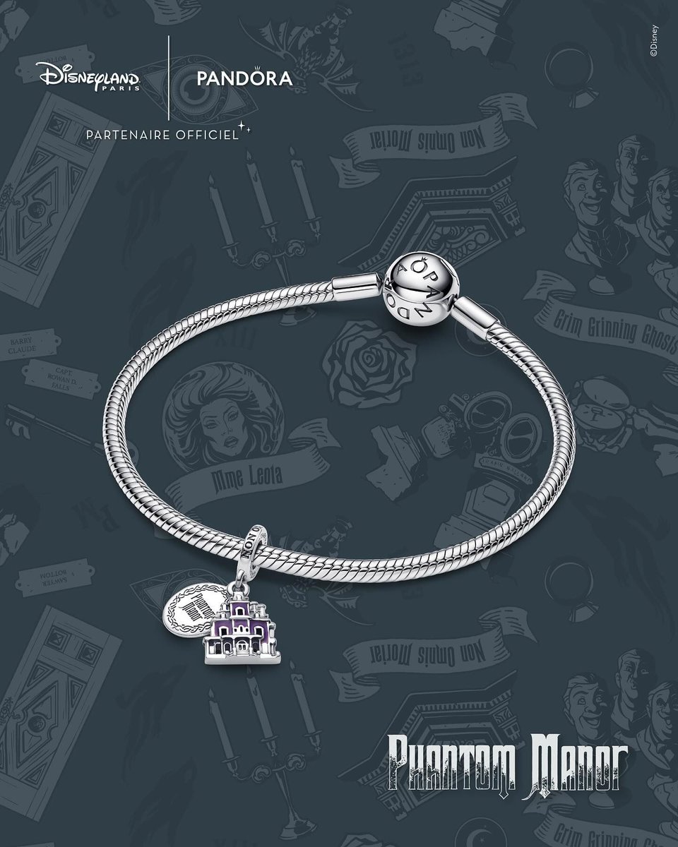 DLPReport's tweet photo. 🛍️ A new Phantom Manor Pandora charm has been released: https://t.co/h2DOi67QRv