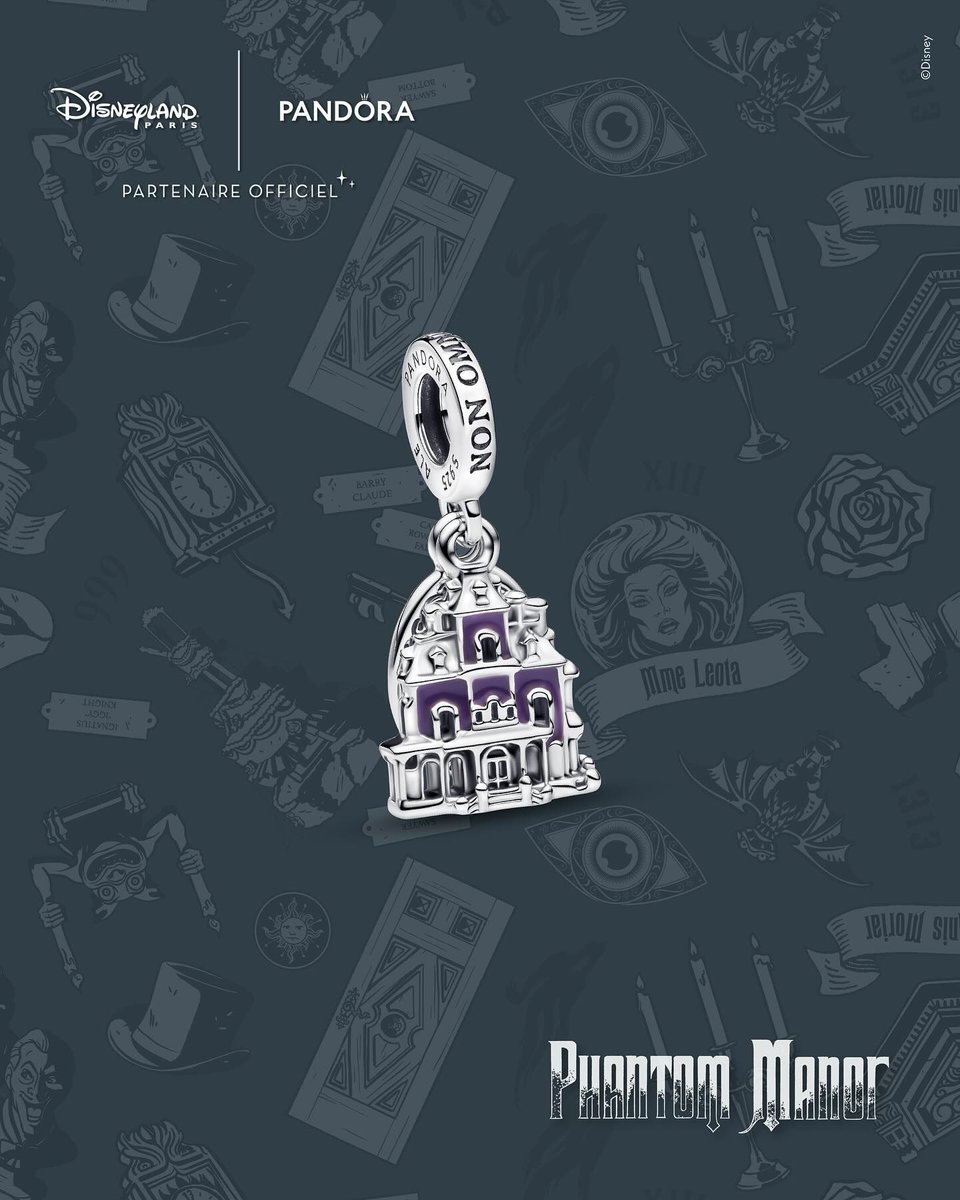 DLPReport's tweet photo. 🛍️ A new Phantom Manor Pandora charm has been released: https://t.co/h2DOi67QRv