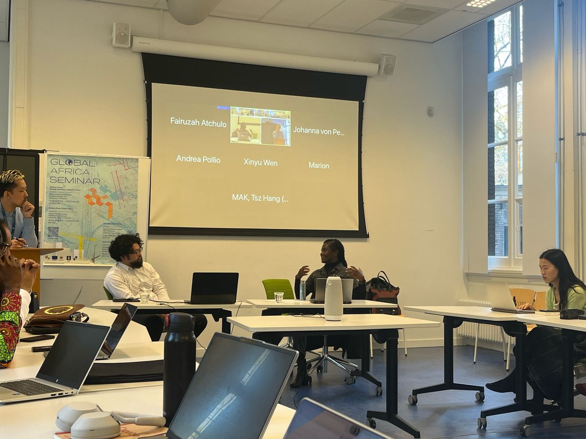 Tommy Tse (@iamtommiii) on Twitter photo In #UvA #ASCA #GlobalAfrica 3rd seminar, Dr. Seyram Avle (UMass Amherst) & Dr. Wei Wangās (UvA) talks explored the complex Afro-Sino technological entanglements, urging a critical reassessment of dominant tech narratives & their implications for global futures #ERC <a href="/CAFPower_ERC/">China Africa Fashion Power</a> In #UvA #ASCA #GlobalAfrica 3rd seminar, Dr. Seyram Avle (UMass Amherst) & Dr. Wei Wangās (UvA) talks explored the complex Afro-Sino technological entanglements, urging a critical reassessment of dominant tech narratives & their implications for global futures #ERC <a href="/CAFPower_ERC/">China Africa Fashion Power</a>