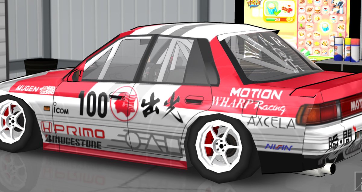 akagishigure462's tweet photo. Warp Racing 出光
この前Warpで作るって言った車両じゃないけど、良い出来じゃないかな。
フロントバンパーのアンダーライトは取っ払っております。
今後は片目ダクト前にストロボ付けようか迷ってる。
#frlegends #出光civic
#warpracing https://t.co/NucHVjw7bx